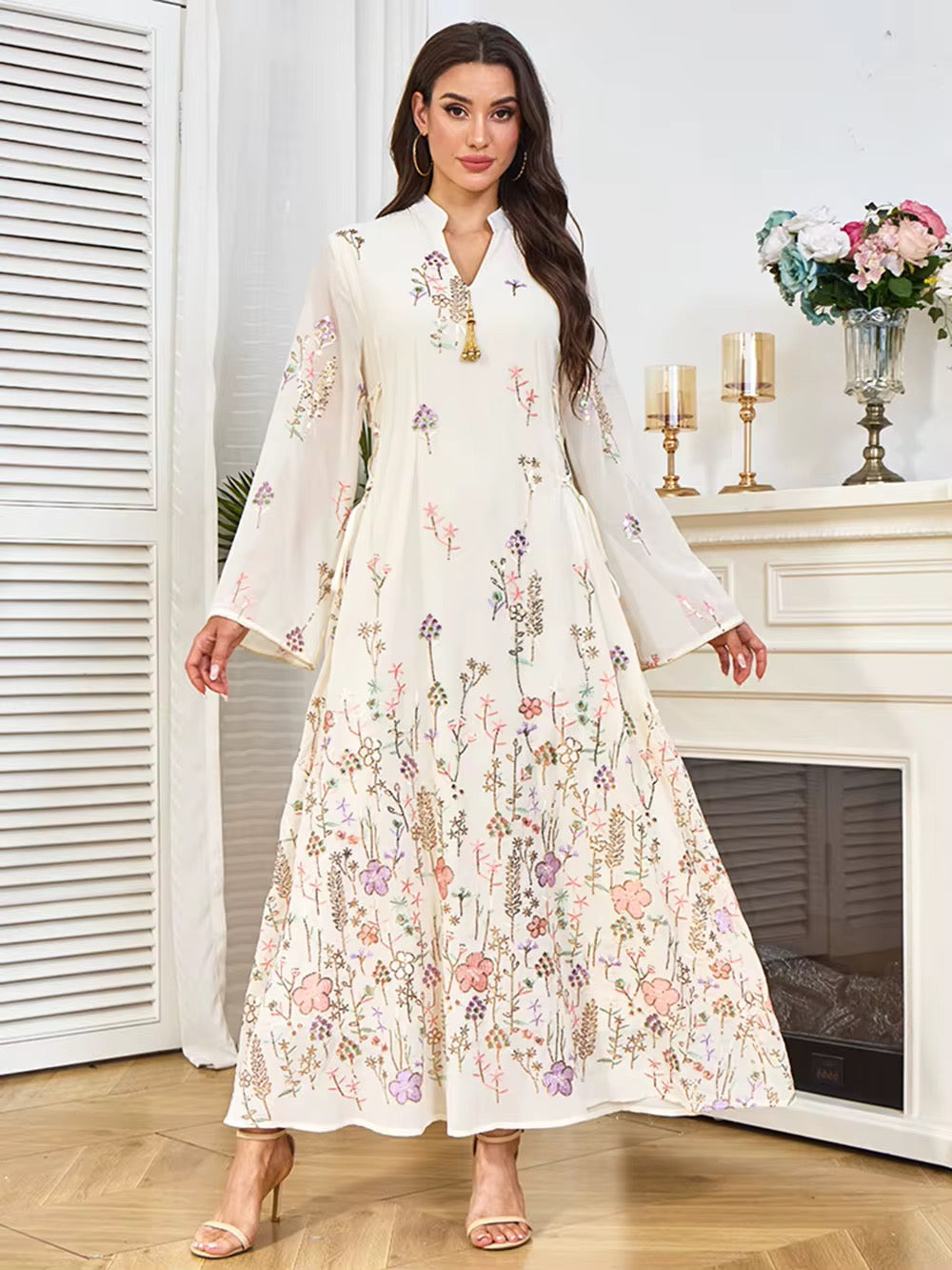 Floral Abaya